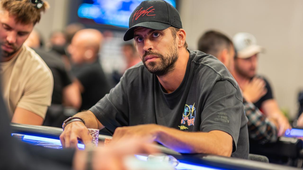 Gerard Piqué, disfrutando del EPT Barcelona