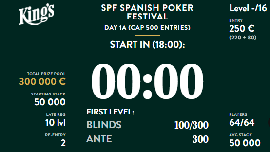 Comienza el Día 1A del Main Event 
