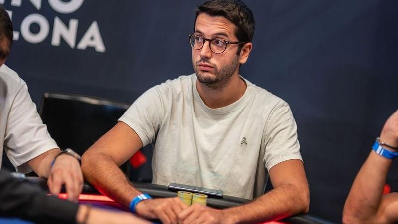 Juan Pardo... jugando el EPT Port Aventura