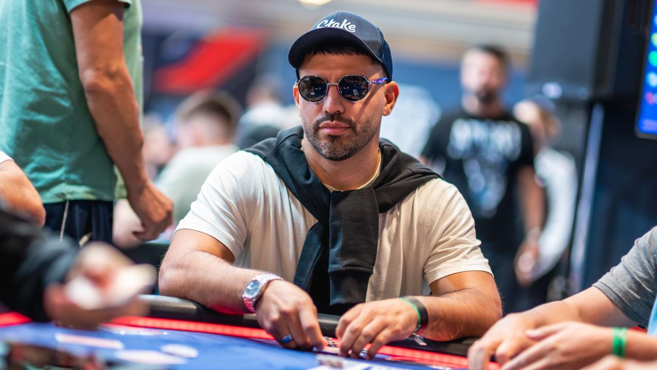 Sergio Kun Agüero, entre los participantes del Main Event EPT Barcelona Día 1A