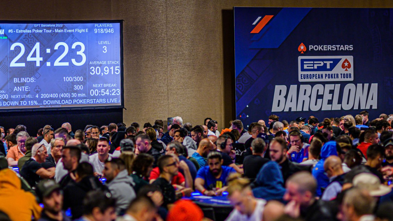 Chipcounts jugadores españoles día 1B Main Event EPT Barcelona