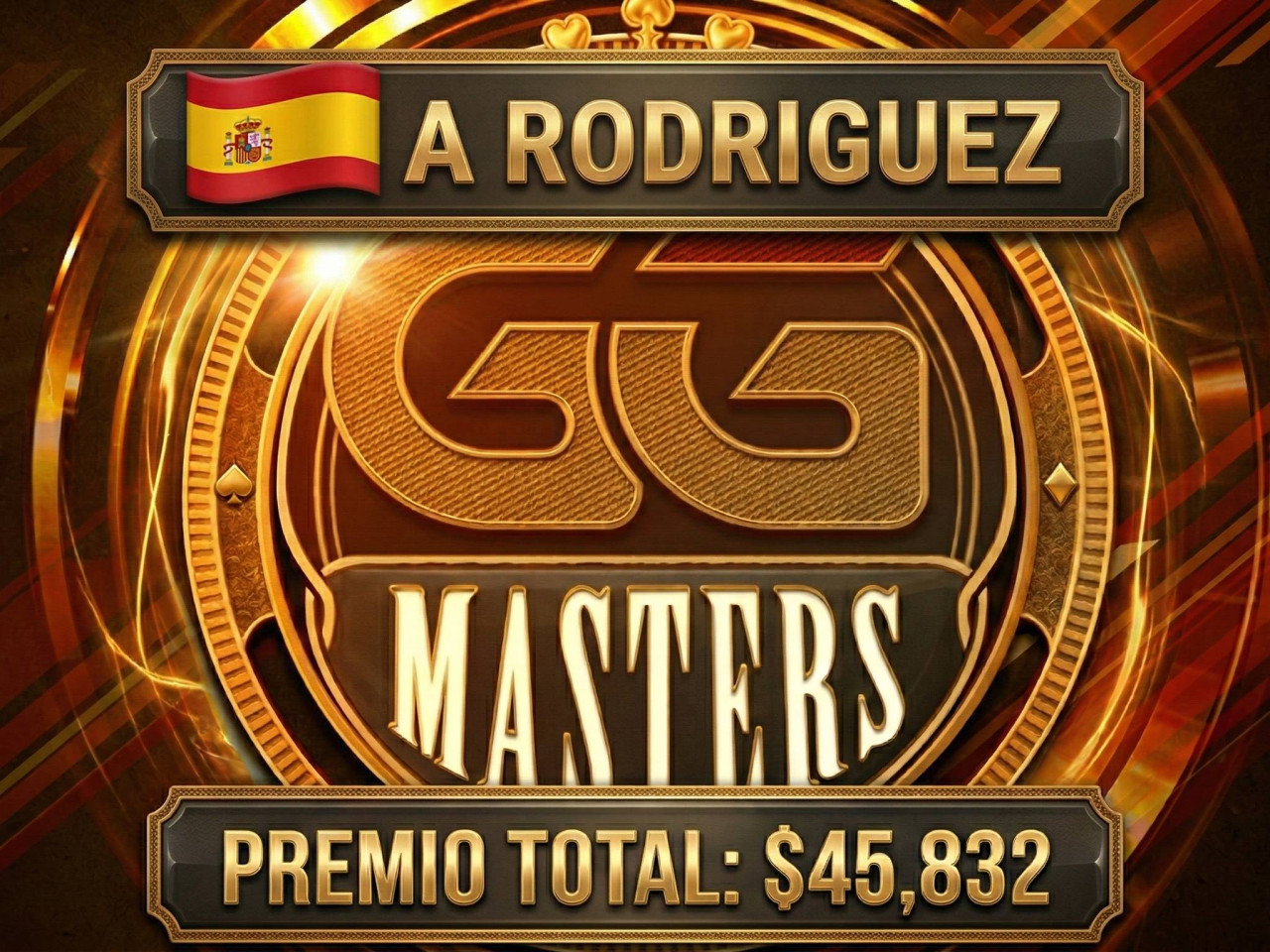 “A Rodriguez” corona la cima del GGMasters Bounty $320 y se lleva 45.800 $