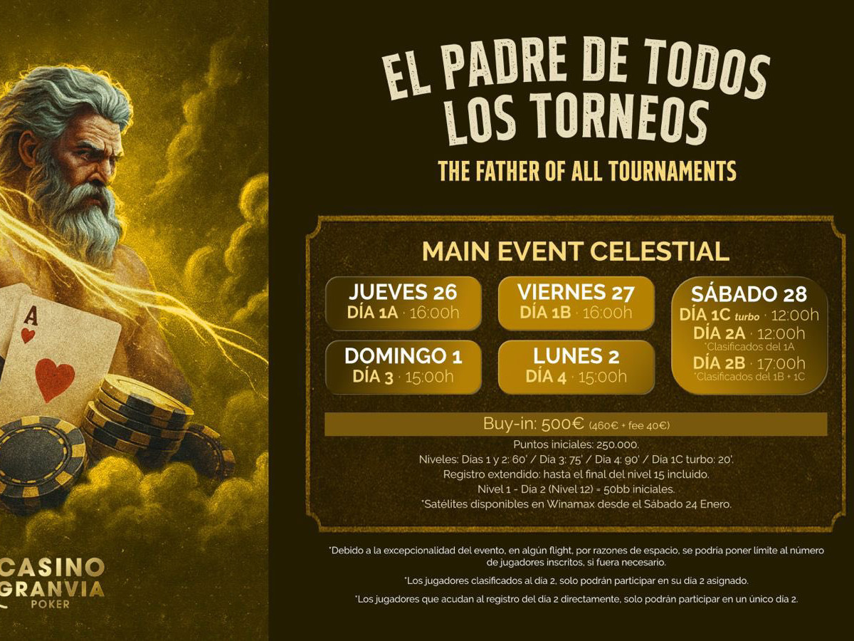 El Padre de Todos los Torneos supera los 200 registros en el Día 1A